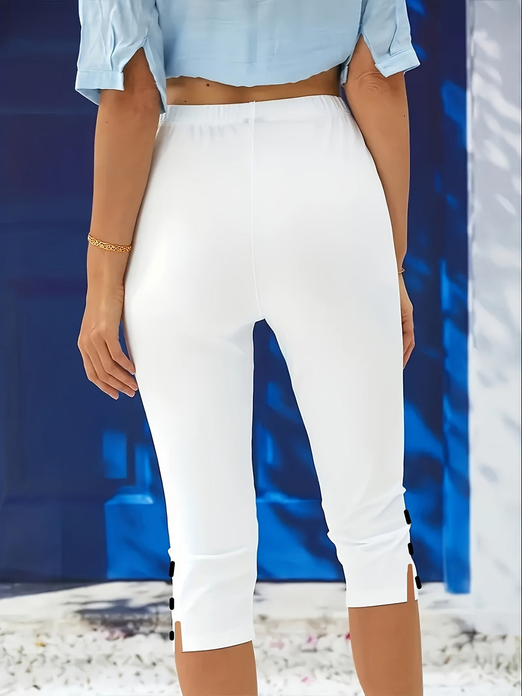 Pantalón capri Clara Polished