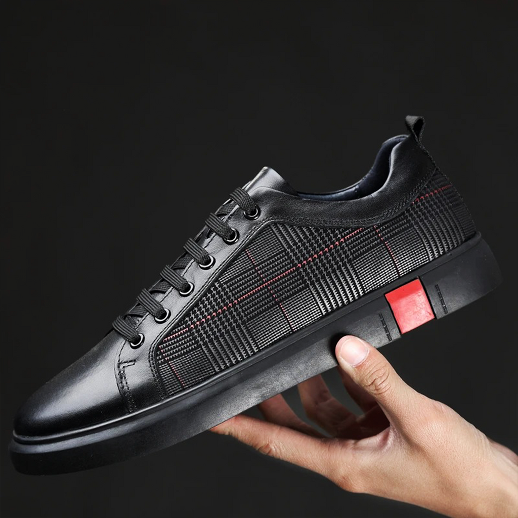 Zapatillas hecho a mano de piel Lucca
