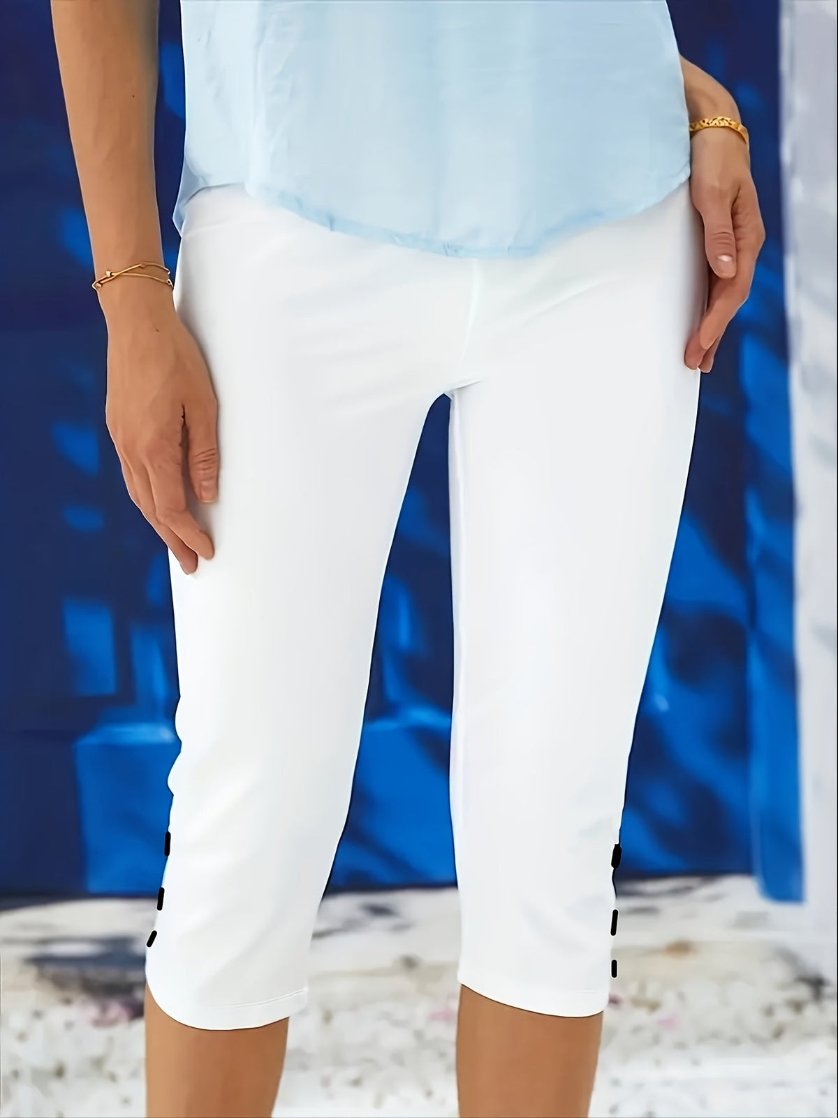 Pantalón capri Clara Polished