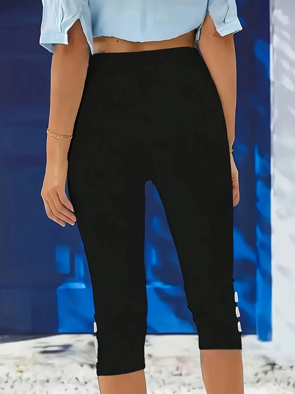 Pantalón capri Clara Polished