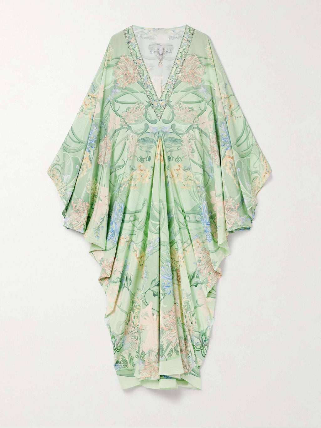 Vestido midi oversize de flores Unique