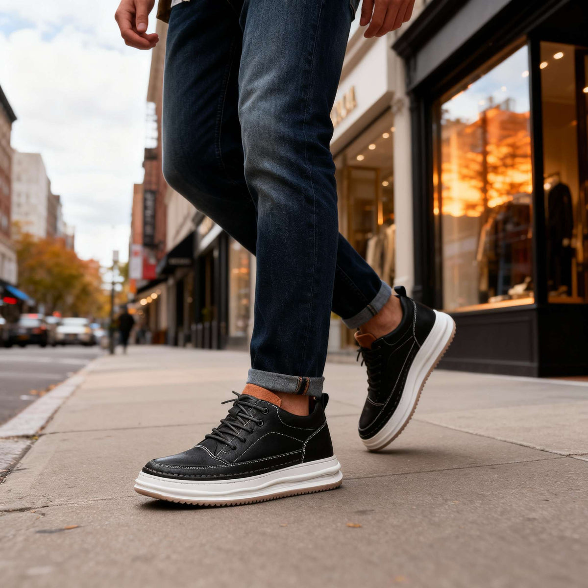 Zapatillas de piel Henry Blake
