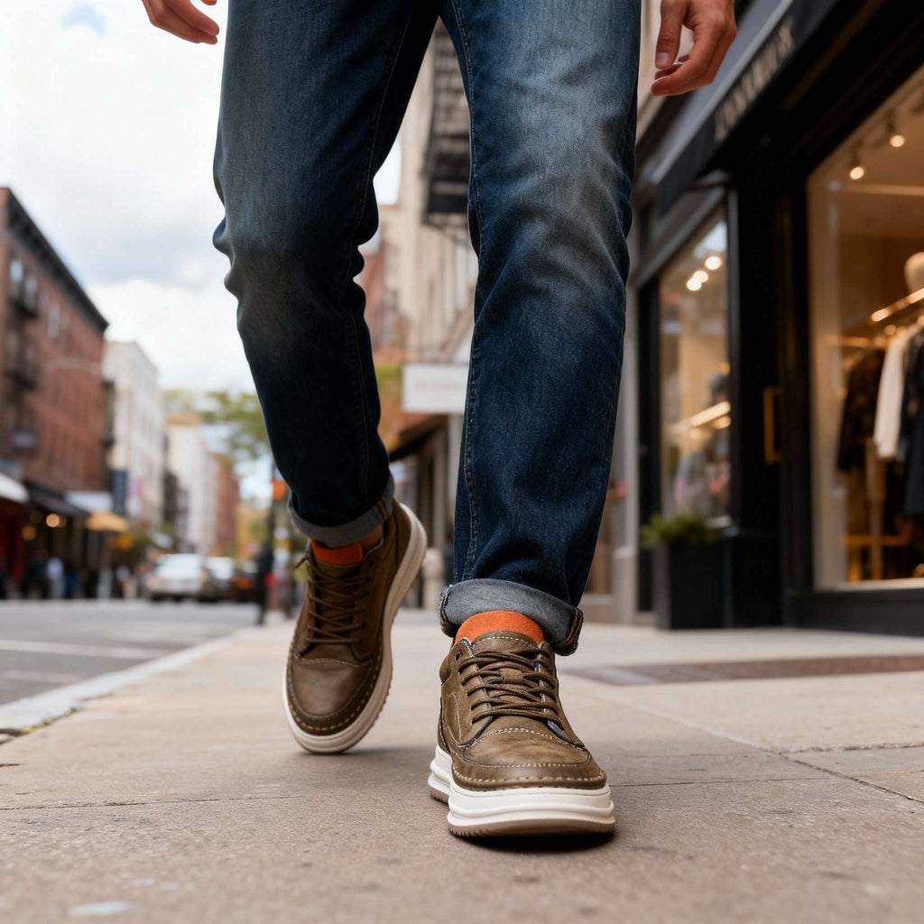 Zapatillas de piel Henry Blake
