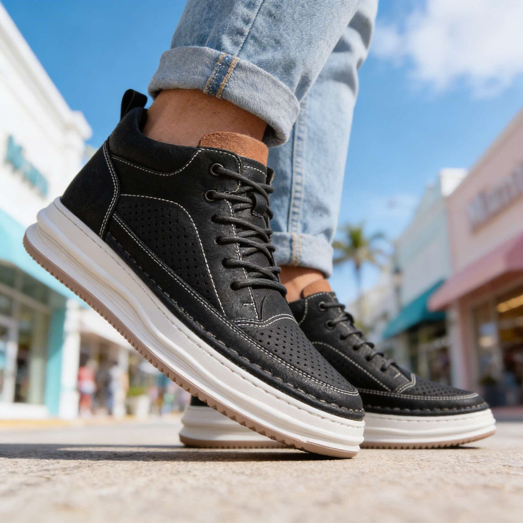 Zapatillas de piel Rex Breeze