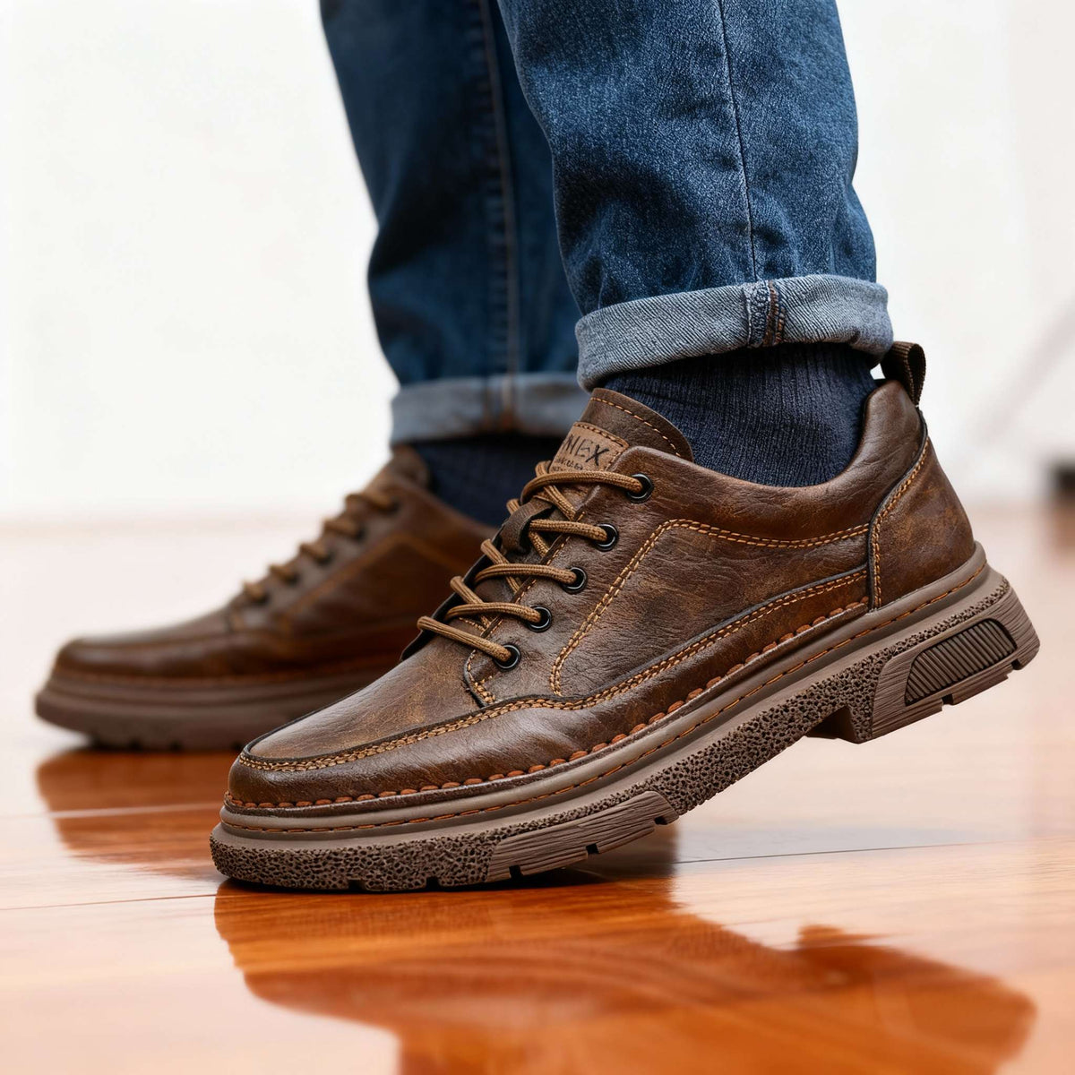 Zapatillas de piel Brendan