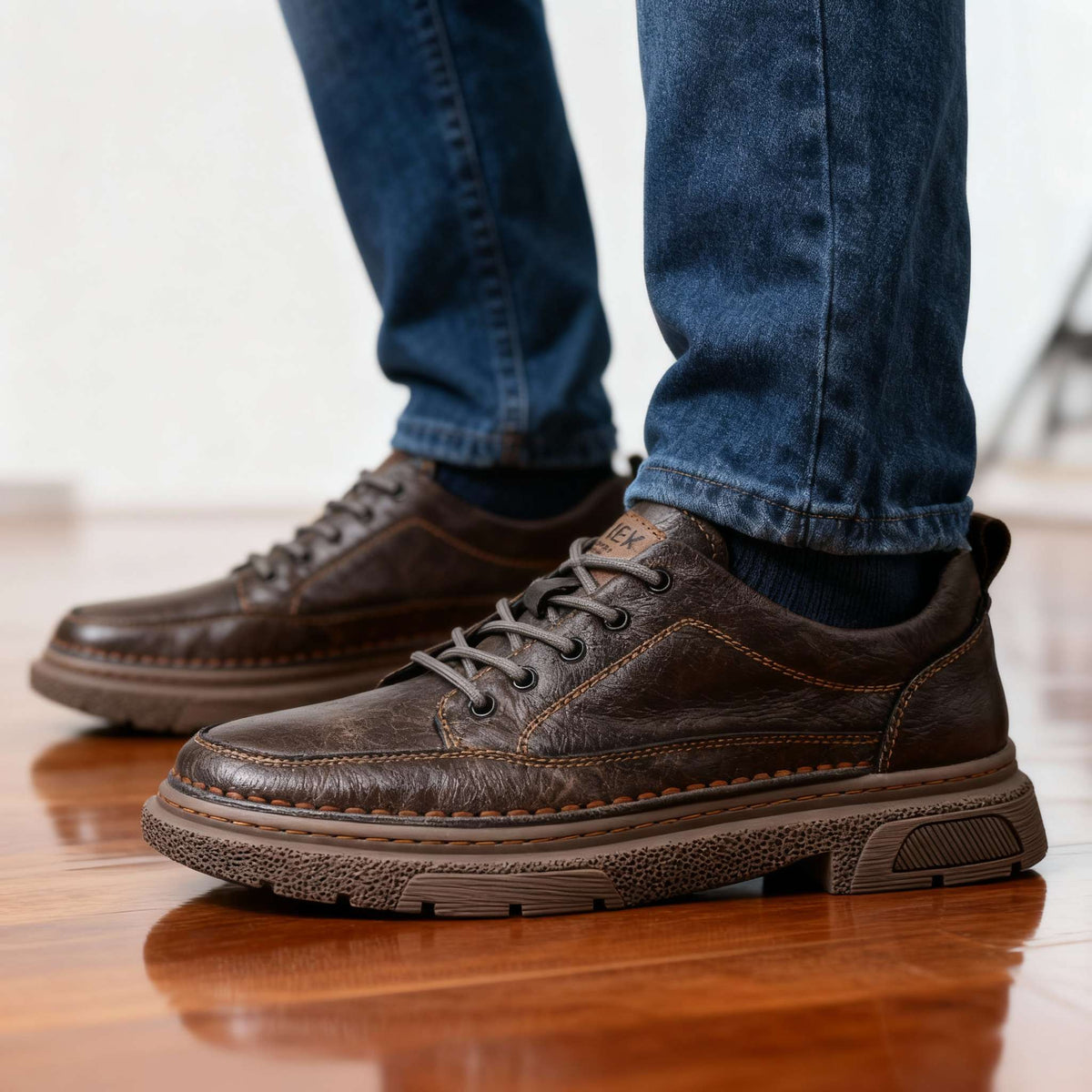 Zapatillas de piel Brendan