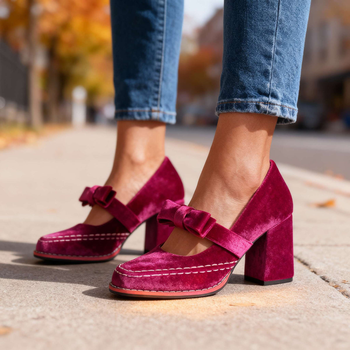 Mocasines de terciopelo Marlowe
