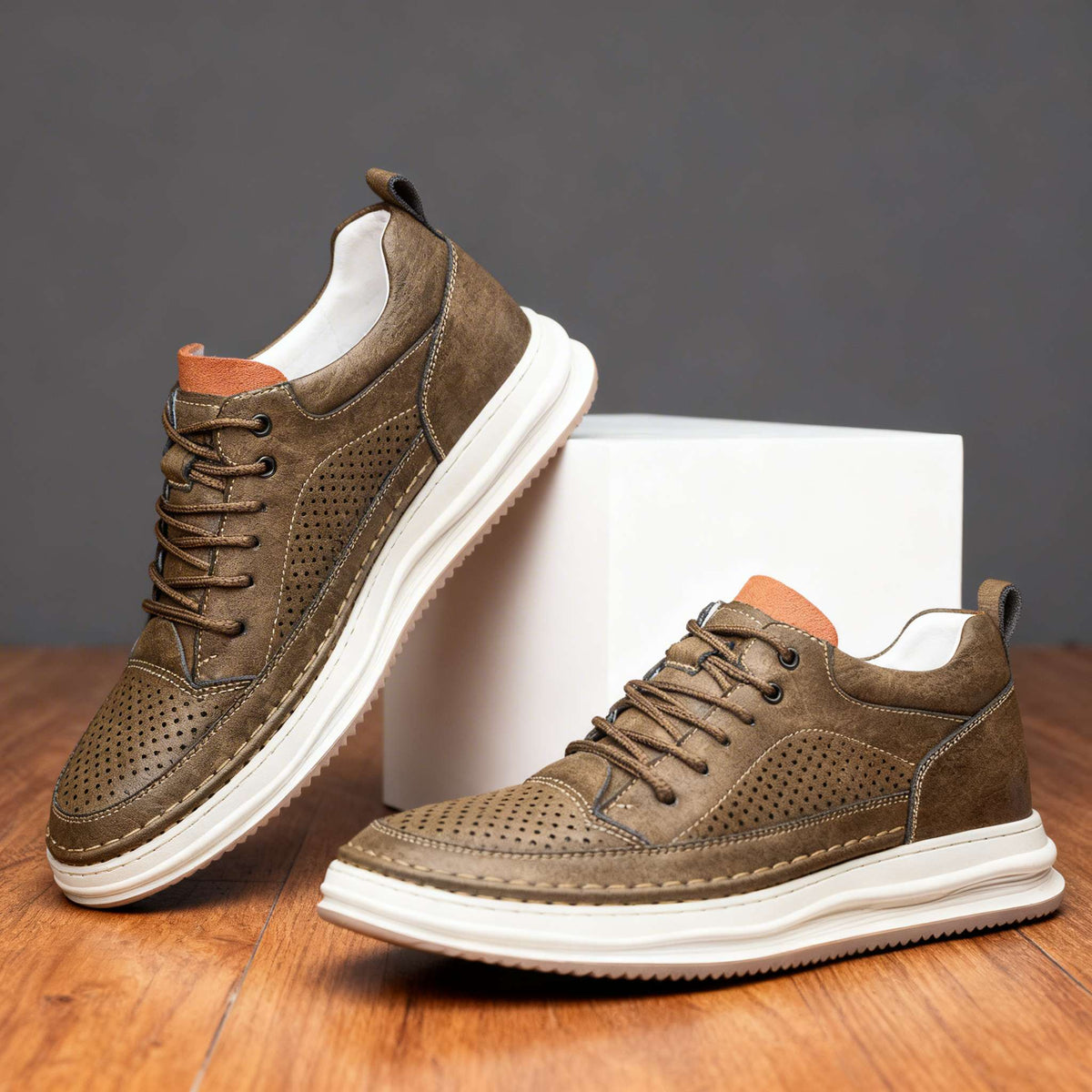 Zapatillas de piel Rex Breeze