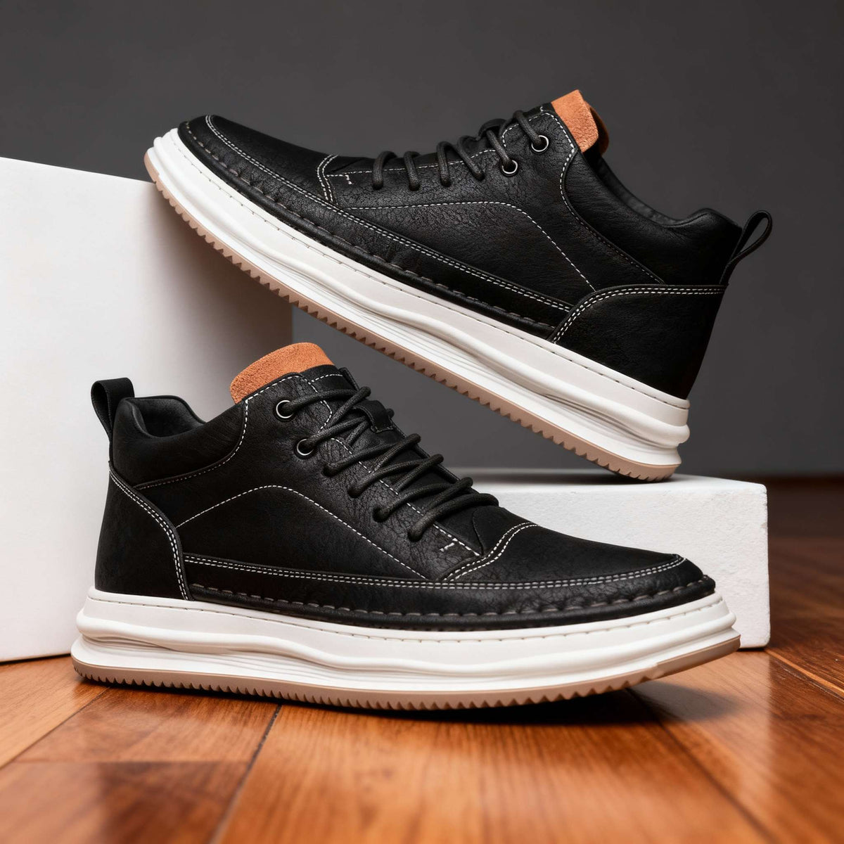 Zapatillas de piel Henry Blake