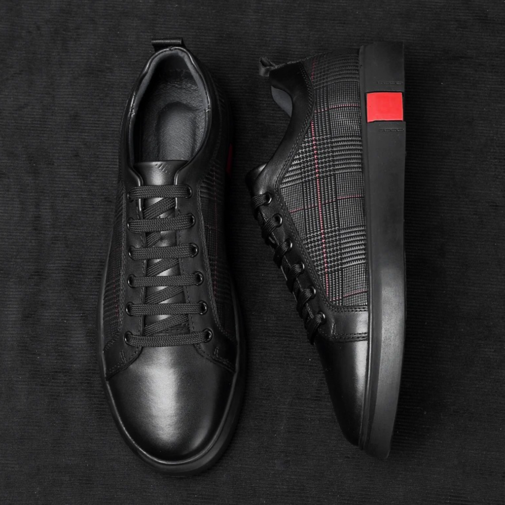Zapatillas hecho a mano de piel Lucca