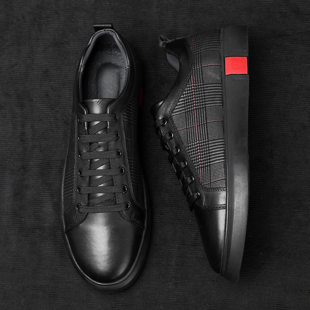 Zapatillas hecho a mano de piel Lucca