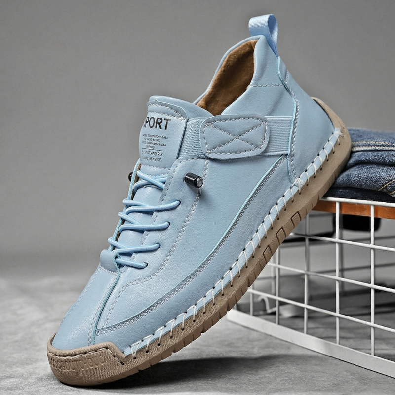Zapatillas hecho a mano de piel Calder