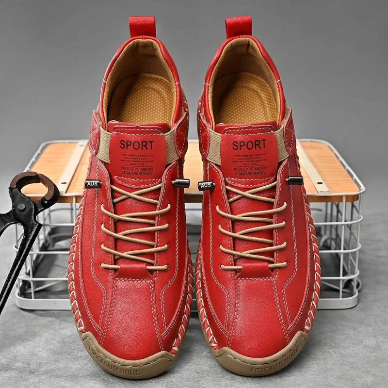 Zapatillas hecho a mano de piel Calder