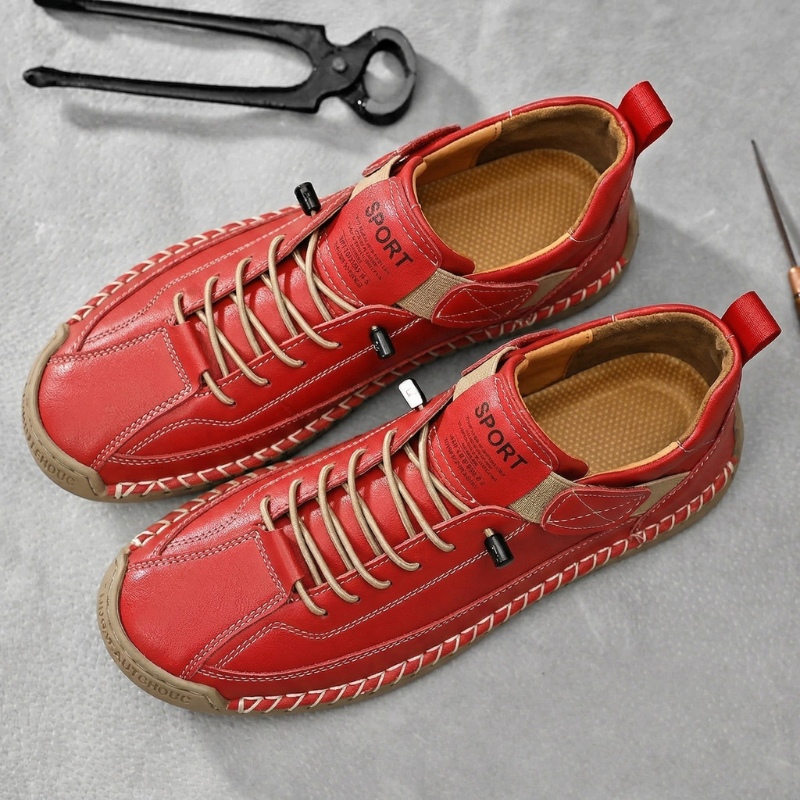 Zapatillas hecho a mano de piel Calder