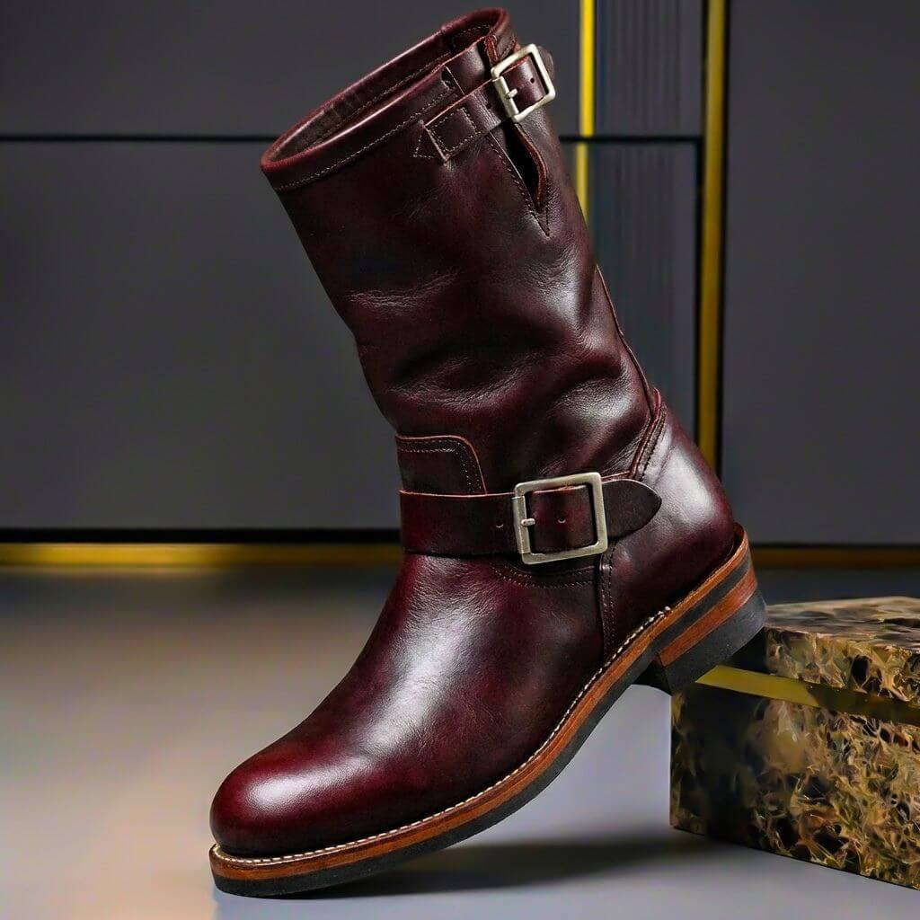 Botas vintage de piel Bancroft