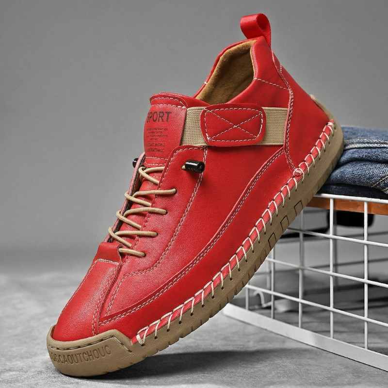 Zapatillas hecho a mano de piel Calder