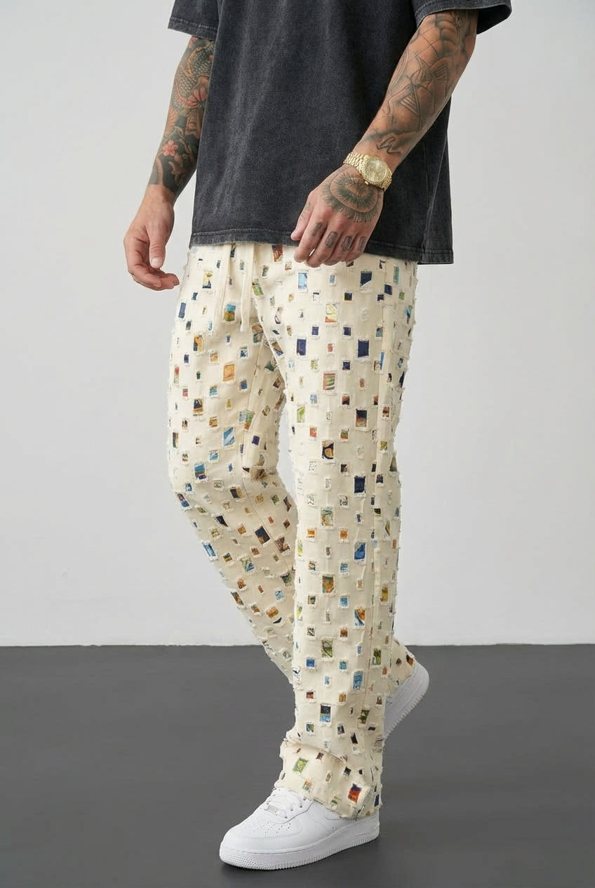 Pantalón Mosaic Straight