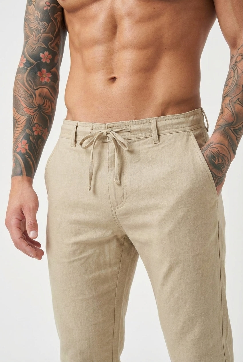Pantalón de lino Coastal Ease
