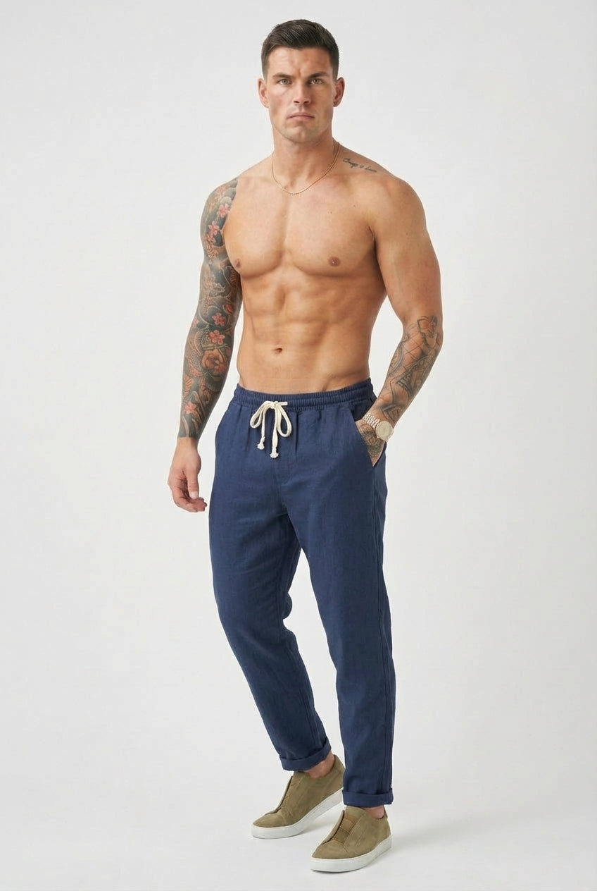 Pantalón de lino Massimo