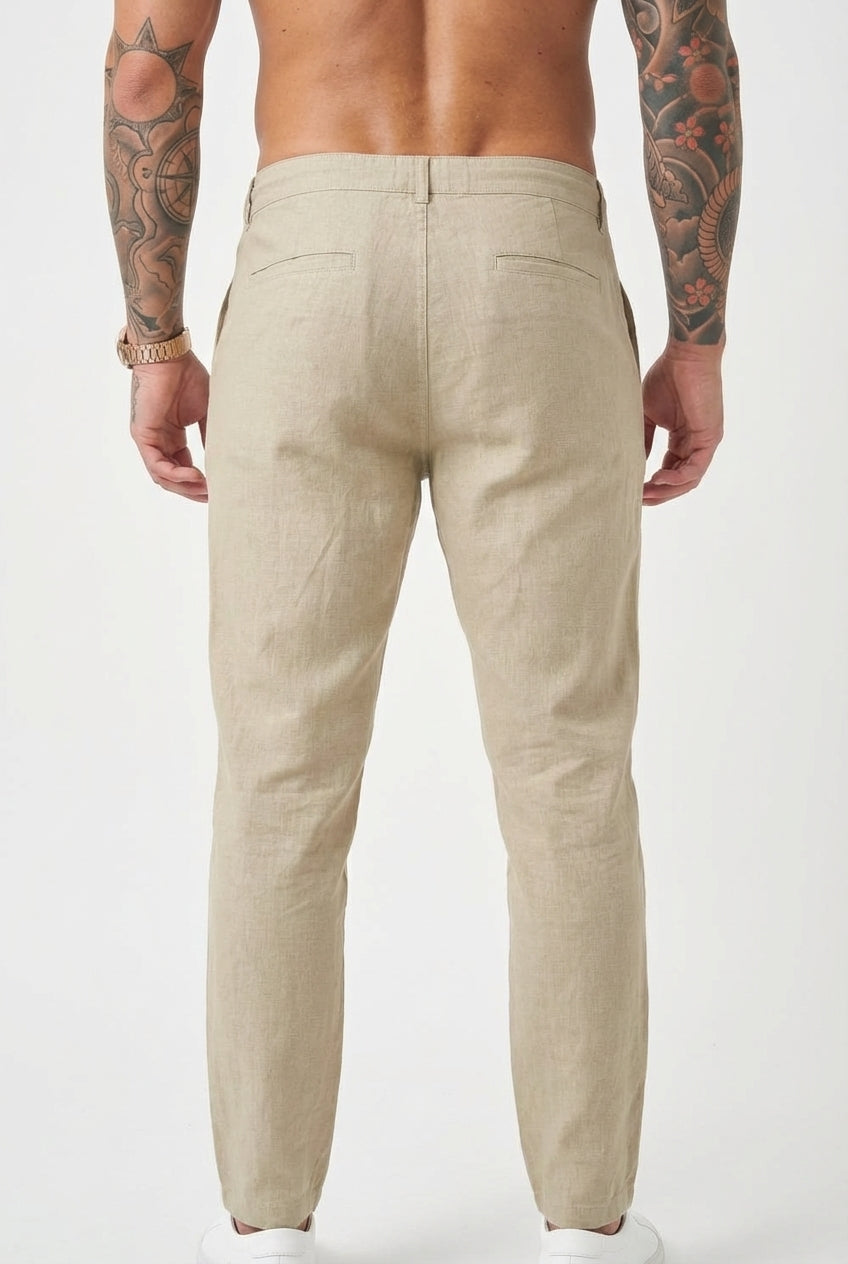 Pantalón de lino Coastal Ease
