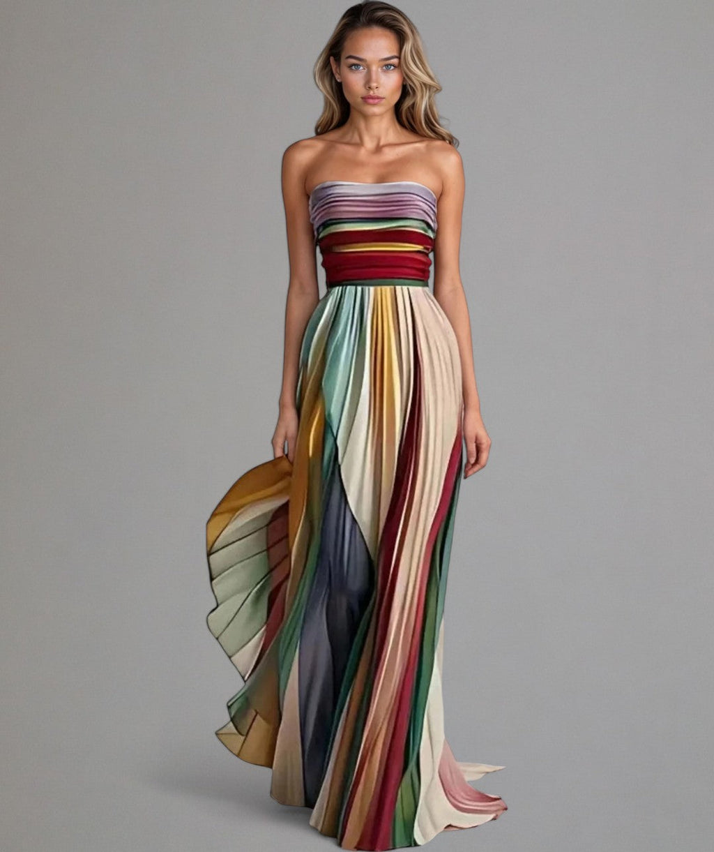 Vestido de corte evasé Vivienne