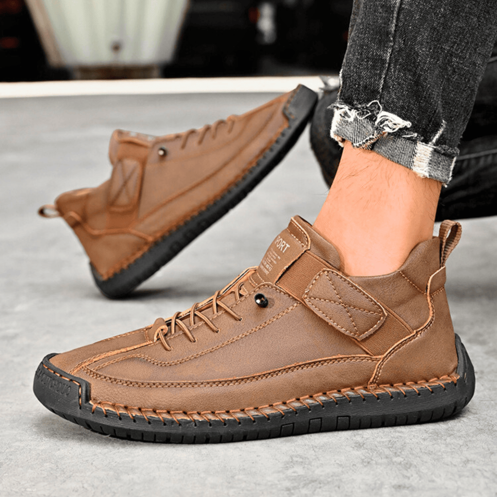 Zapatillas de piel Hutton Artisan