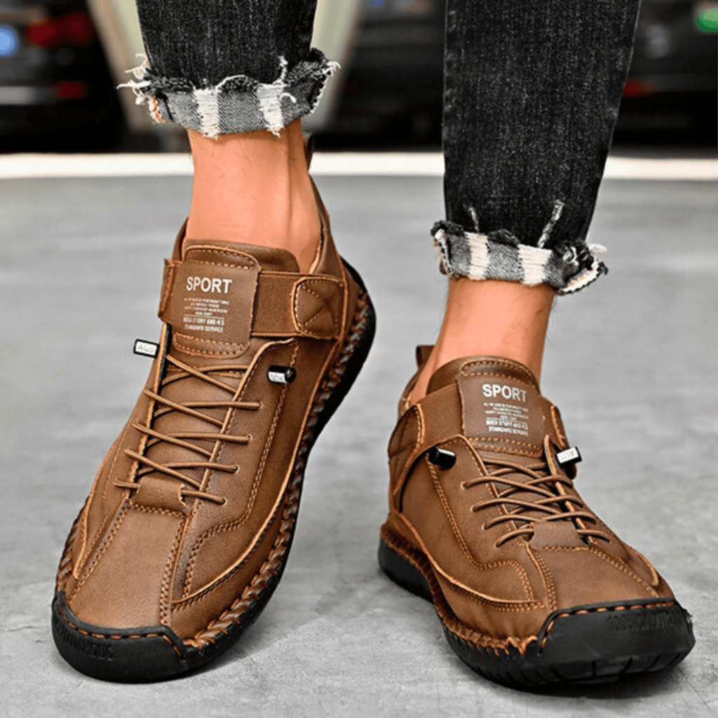 Zapatillas de piel Hutton Artisan