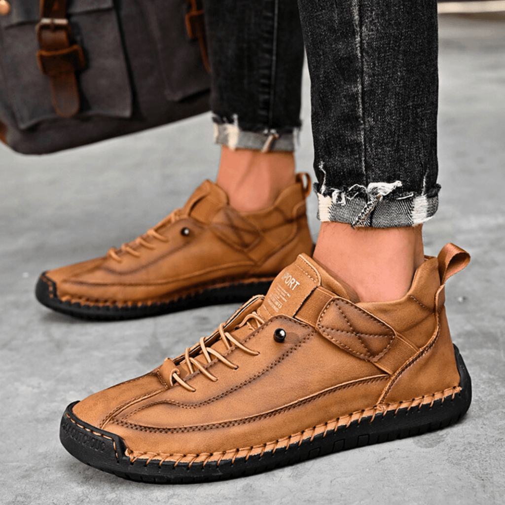 Zapatillas de piel Hutton Artisan