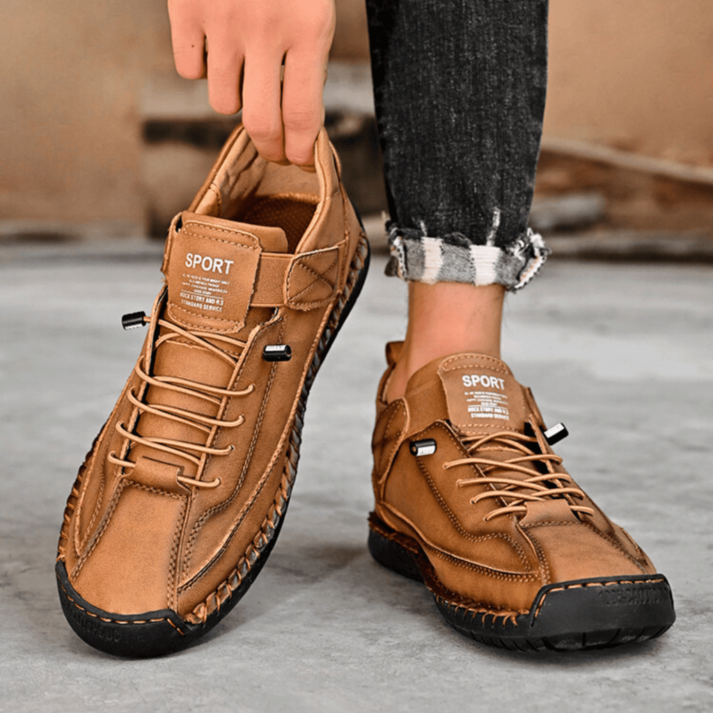 Zapatillas de piel Hutton Artisan