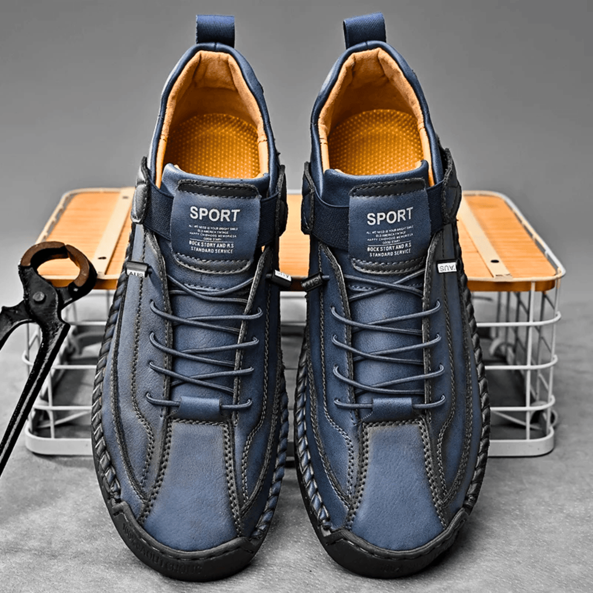 Zapatillas de piel Hutton Artisan