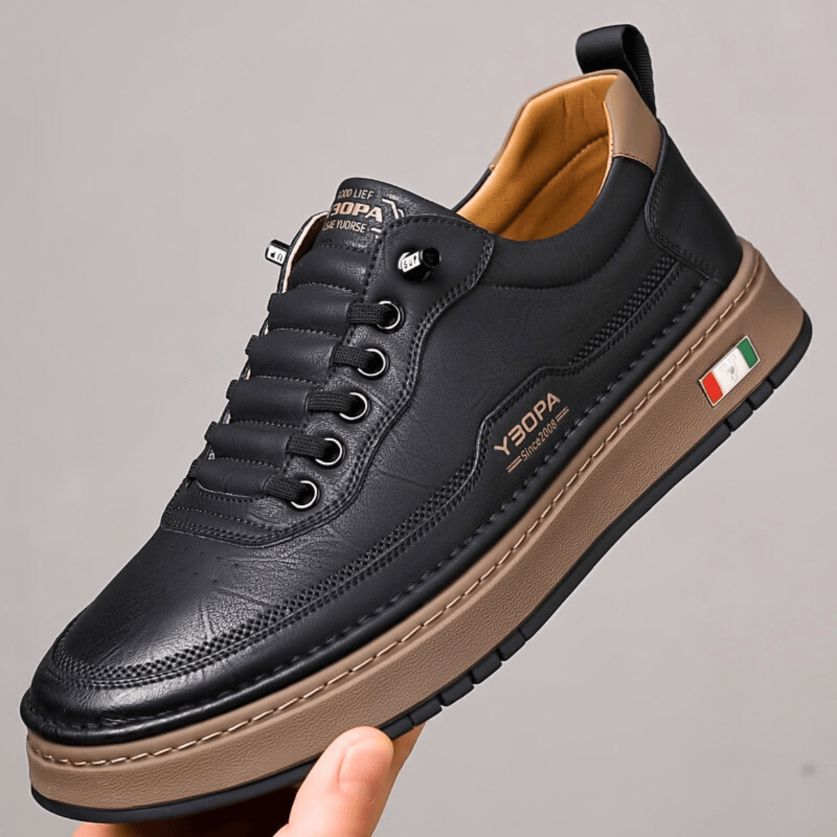 Zapatillas de piel Roderick