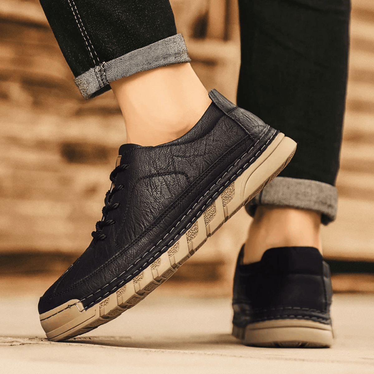 Zapatillas de piel Easton