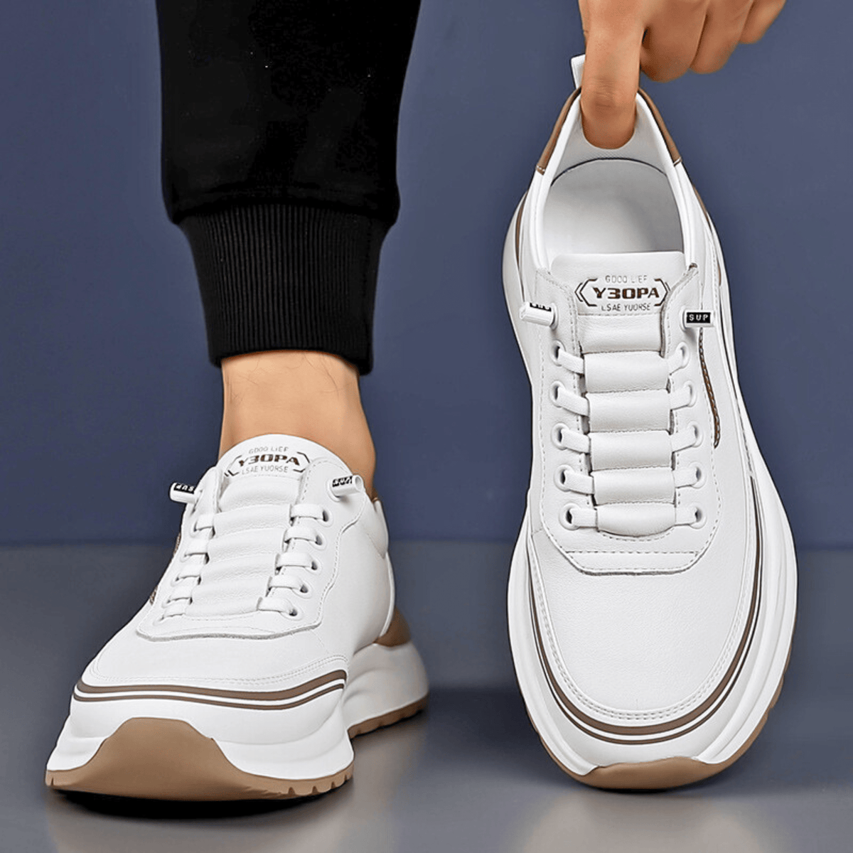 Zapatillas de piel Brixton