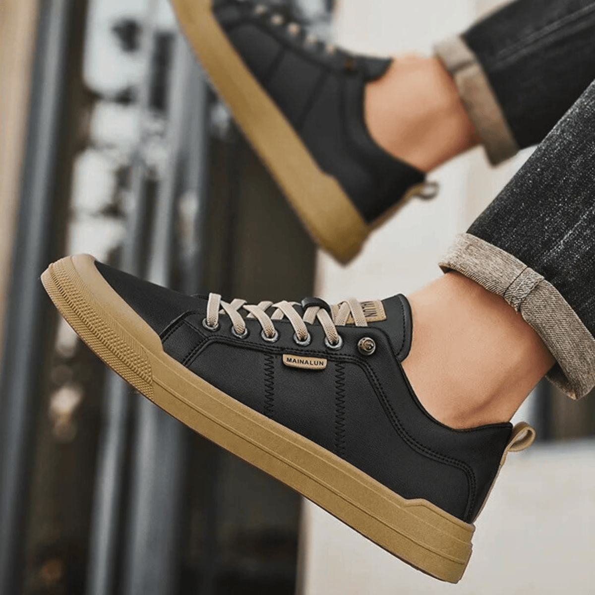 Zapatillas de piel Harrington
