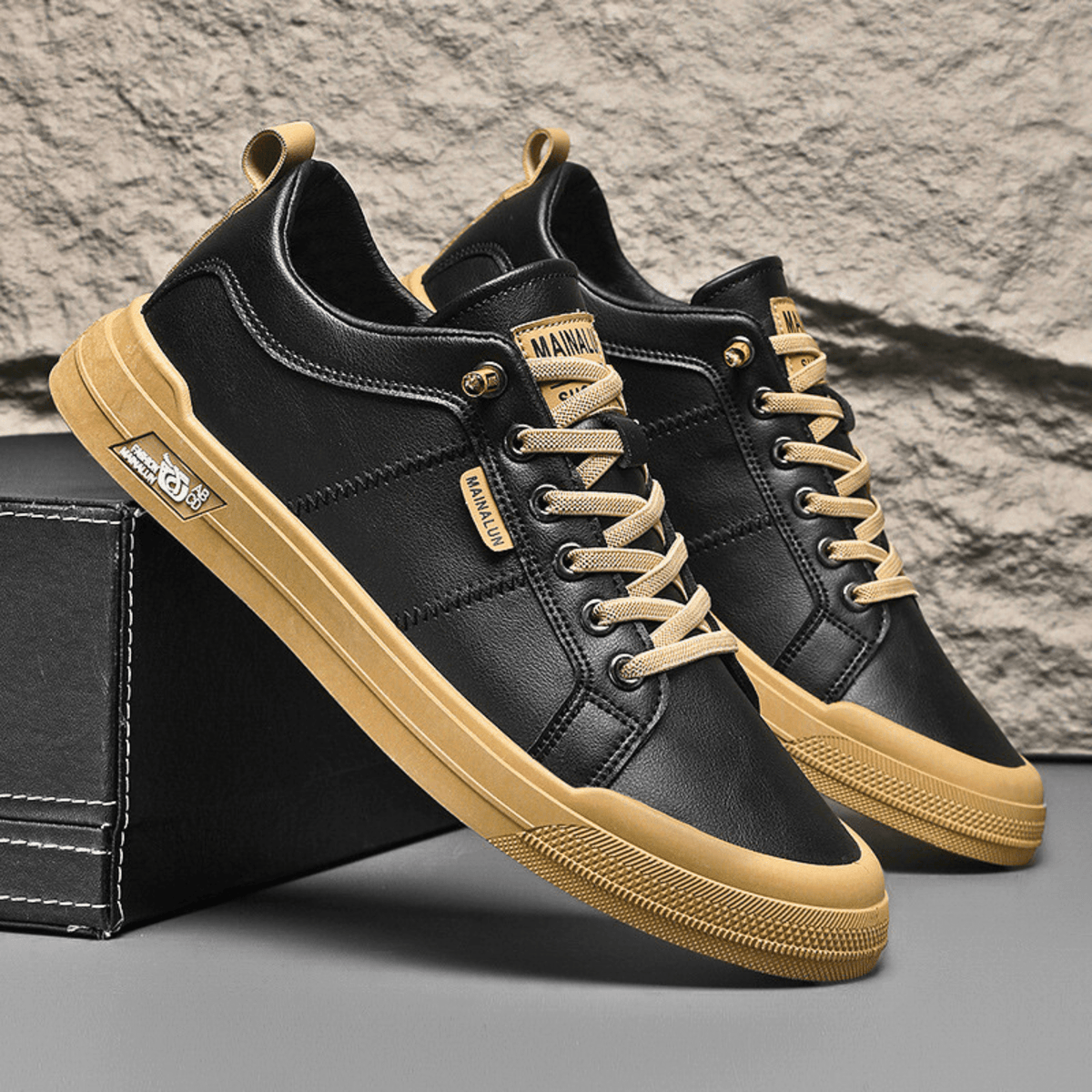 Zapatillas de piel Harrington