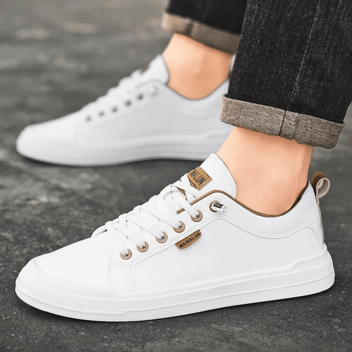 Zapatillas de piel Harrington